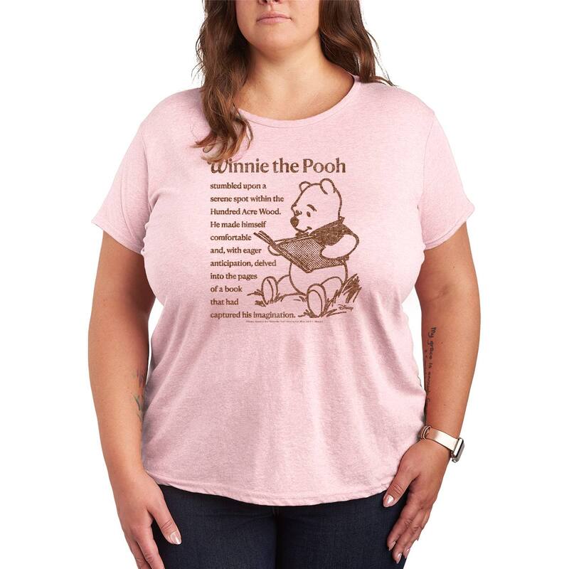 ReVida ŷԾŹ㤨֥˥ᥭ饯 ǥ ȥåץ T ץ饹 եå Licensed Character Plusize Disney's Winnie The Pooh Reading A Book Short Sleeve Graphic Tee Heather Pink إפβǤʤ7,980ߤˤʤޤ