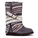 【送料無料】 ムクルクス レディース ブーツ・レインブーツ シューズ MUK LUKS Nikki Women's Fold-Over Midcalf Boot...