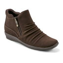 【送料無料】 イージースピリット レディース ブーツ・レインブーツ シューズ Easy Spirit Aleta Women's Ruched Wedge Bo...