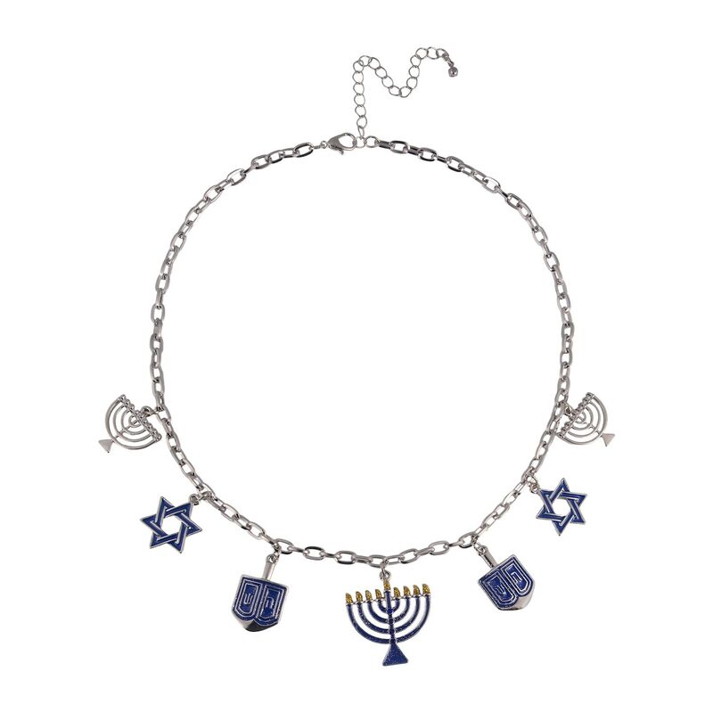 ReVida ŷԾŹ㤨֥֥ǥå ǥ ꡼ ͥå쥹硼ڥȥȥå 졼 Unbranded Silver Tone Hanukkah Charm Necklace Blue ֥롼פβǤʤ4,480ߤˤʤޤ