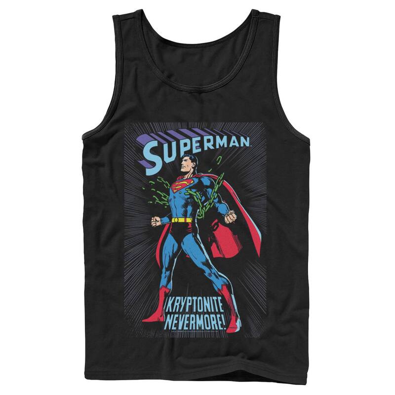 ReVida ŷԾŹ㤨̵֡ ˥ᥭ饯  T ȥåץ Men's DC Comics Superman In Chains Vintage Poster Tank Top BlackפβǤʤ6,480ߤˤʤޤ