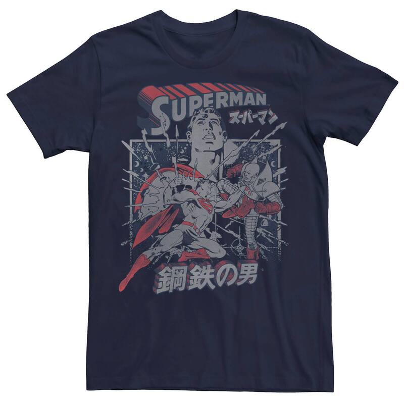 ReVida ŷԾŹ㤨̵֡ ˥ᥭ饯  T ȥåץ Men's DC Comics Superman Kanji Krypton Poster Tee NavyפβǤʤ6,480ߤˤʤޤ