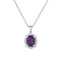 【送料無料】 アンブランデッド レディース ネックレス・チョーカー・ペンダントトップ アクセサリー Sterling Silver Gemstone & Whi...
