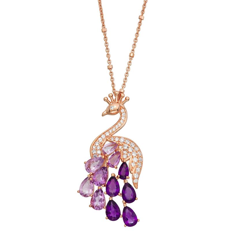 ̵ ֥ǥå ǥ ͥå쥹硼ڥȥȥå ꡼ 14k Rose Gold Over S...