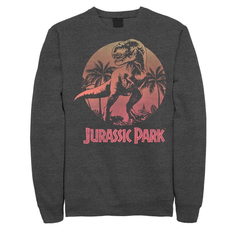 ReVida ŷԾŹ㤨̵֡ ˥ᥭ饯  T ȥåץ Men's Jurassic Park T-Rex Gradient Sunset Sweatshirt Charcoal HeatherפβǤʤ10,480ߤˤʤޤ