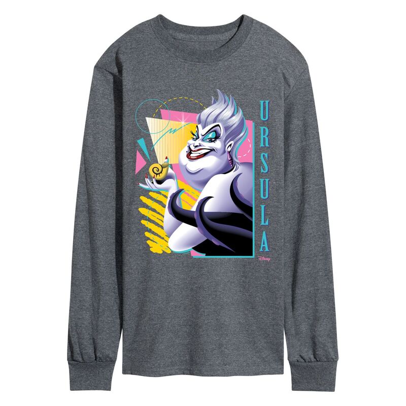 アニメキャラクター メンズ トップス Tシャツ グラフィック Licensed Character Men's Disney's Ursula..