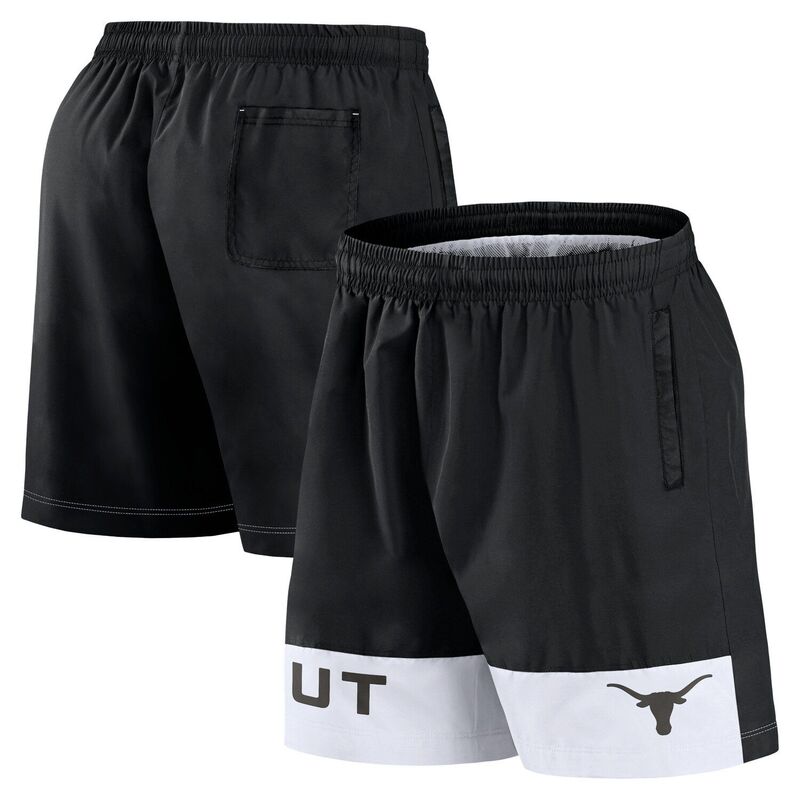 【送料無料】 ファナティクス メンズ ハーフパンツ・ショーツ ボトムス Men's Fanatics Black Texas Longhorns Elements Intensity Woven Shorts Tex Black