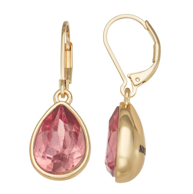 【送料無料】 ナインウェスト レディース ピアス・イヤリング アクセサリー Nine West Teardrop Drop Earrings Pink