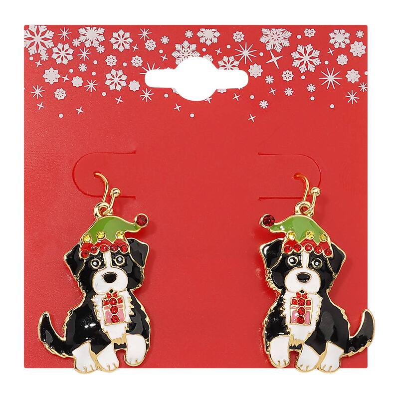 アンブランデッド レディース アクセサリー ピアス・イヤリング Unbranded Gold Tone Dog Stocking Dan..