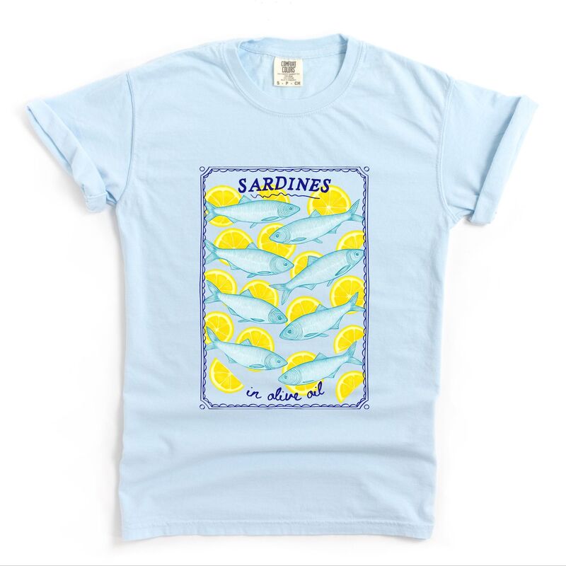 Simply Sage Market レディース トップス Tシャツ グラフィック Simply Sage Market Sardines In Olive..