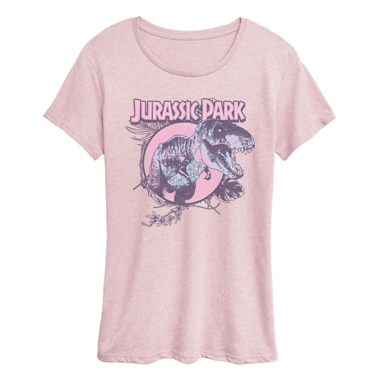 アニメキャラクター レディース トップス Tシャツ グラフィック Licensed Character Women's Jurassic ..