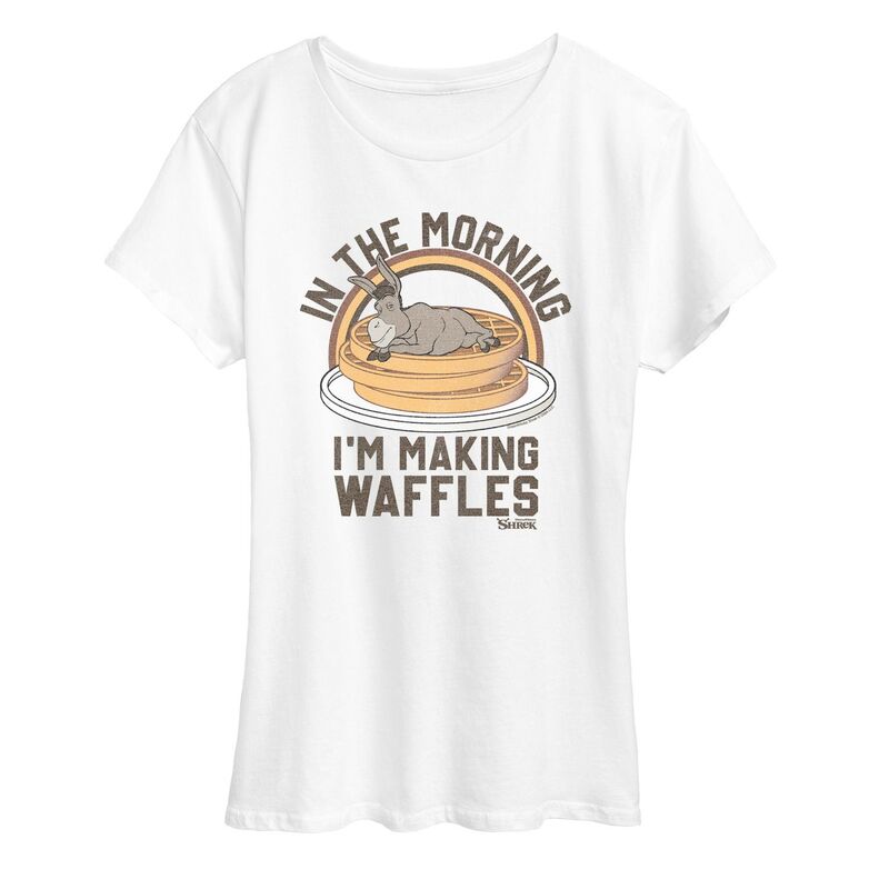 アニメキャラクター レディース トップス Tシャツ グラフィック Licensed Character Women'shrek Graph..