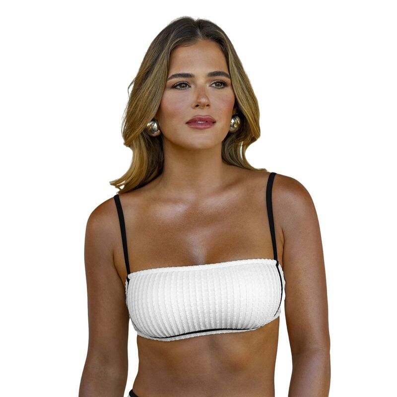 カップシー レディース 水着 トップのみ コントラスト Women's Cupshe Contrast Binding Bikini Top Bl..
