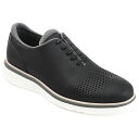 【送料無料】 バンス メンズ オックスフォード シューズ Vance Co. Demar Men's Casual Dress Shoes Black