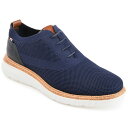 【送料無料】 バンス メンズ オックスフォード シューズ Vance Co. Lamont Men's Casual Dress Shoes Navy