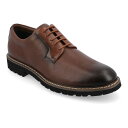 【送料無料】 バンス メンズ オックスフォード シューズ Vance Co. Martin Men's Tru Comfort Foam Derby Shoes...