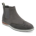 【送料無料】 バンス メンズ ブーツ・レインブーツ シューズ Vance Co. Thorpe Men's Tru Comfort Foam Wingtip S...