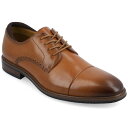 【送料無料】 バンス メンズ オックスフォード シューズ Vance Co. Maning Men's Tru Comfort Foam Lace-up Der...