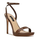 【送料無料】 ナインウェスト レディース サンダル シューズ Nine West Loola Women's High Heel Sandals Maple Tatent