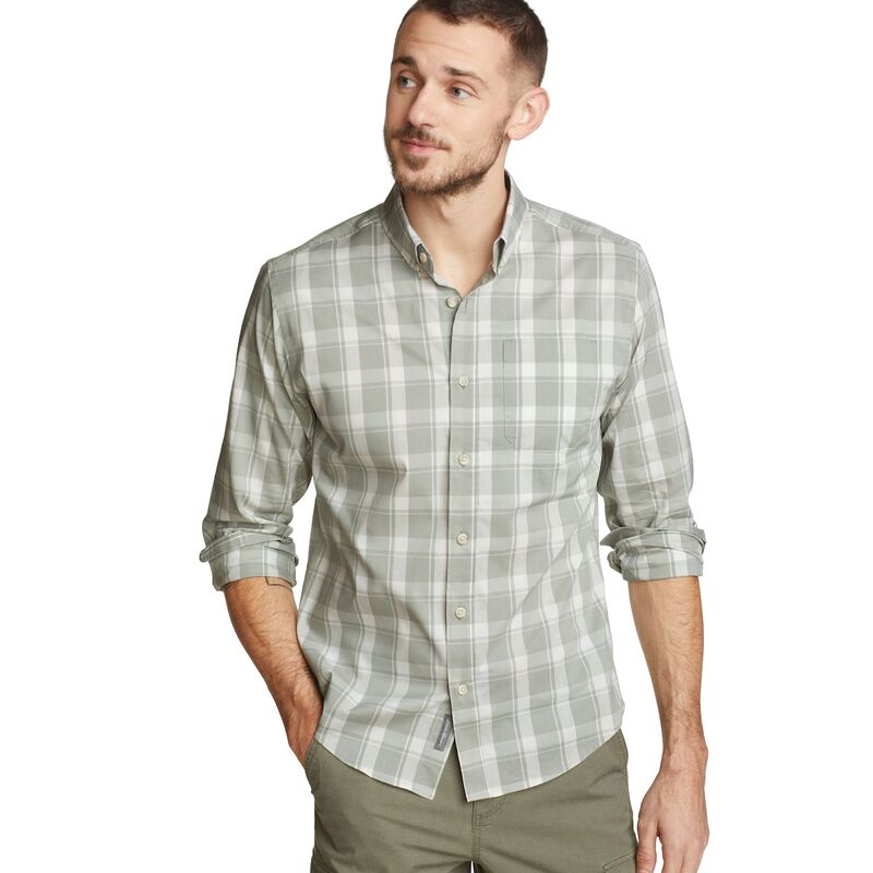 エディー バウアー メンズ トップス Tシャツ トール Big & Tall Eddie Bauer Long Sleeve Voyager Flex..