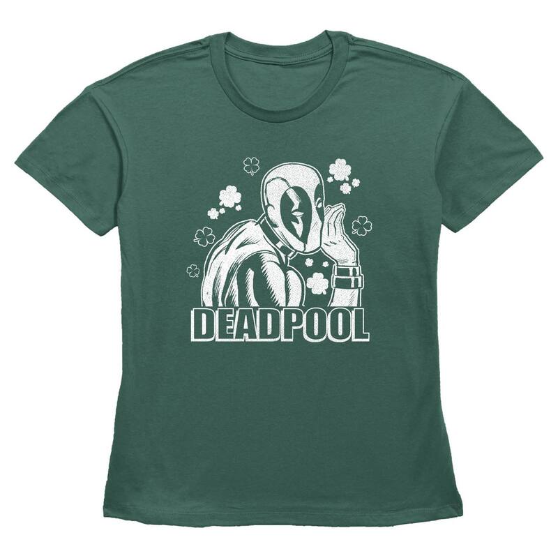 マーベル レディース トップス Tシャツ グラフィック Women's Marvel Deadpoolucky Secret Graphic Tee Pine
