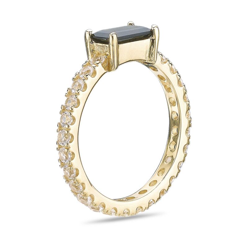 Gemminded レディース アクセサリー リング Gemminded Sterling Silver Onyx and L...