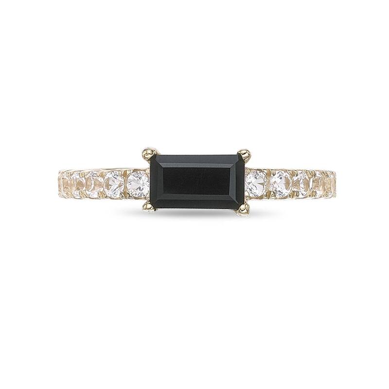 Gemminded レディース アクセサリー リング Gemminded Sterling Silver Onyx and L...