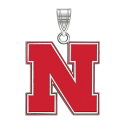 【送料無料】 ロゴアート レディース ブレスレット・バングル・アンクレット アクセサリー LogoArt Nebraska Cornhuskers Sterli...