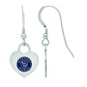 【送料無料】 ロゴアート レディース ピアス・イヤリング アクセサリー LogoArt Sterling Silver Milwaukee Brewers Heart Dangle Earrings Sterling Silver
