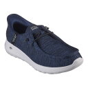 【送料無料】 スケッチャーズ メンズ デッキシューズ シューズ Skechers Hands Free Slip-insR GO WALKR Max Free Hands Men's Shoes Navy