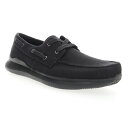 【送料無料】 プロペット メンズ スリッポン・ローファー シューズ Propet Viasol Men's Boat Shoes Black