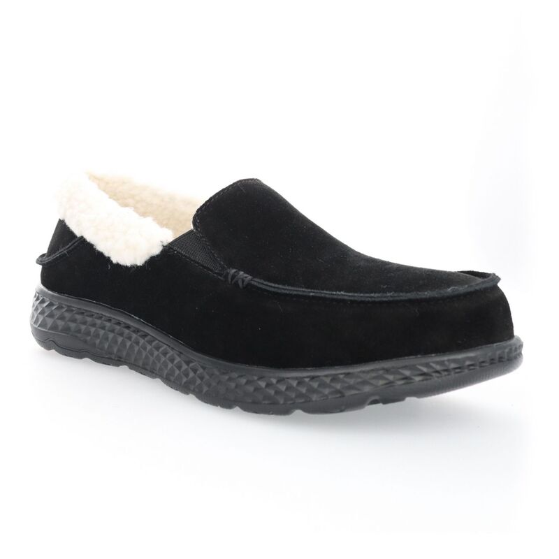 【送料無料】 プロペット レディース サンダル シューズ Propet Britt Women's Suede Moccasin Slippers Black