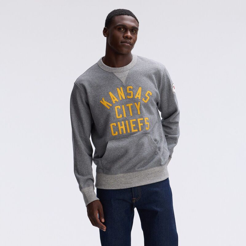 ファナティクス メンズ トップス Tシャツ スウェット フリース Fanatics Athletic Heather Gray Kansas City Chiefs IconicFleece Pocket Sweatshirt Chf Multi マルチカラー
