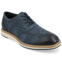 【送料無料】 バンス メンズ オックスフォード シューズ Vance Co. Patrick Men's Tru Comfort Foam Hybrid Oxf...