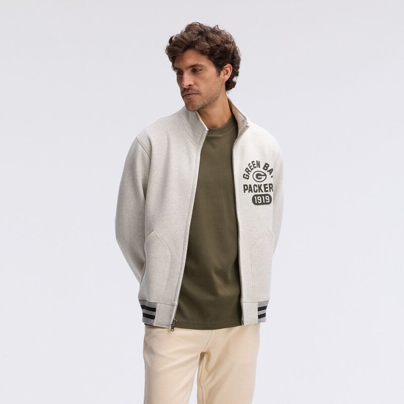 ファナティクス メンズ アウター ジャケット・ブルゾン フリース Fanatics Oatmeal Green Bay Packers IconicFleece Full-Zip Jacket Pkr Multi マルチカラー