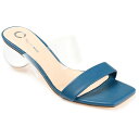 【送料無料】 ジュルネ コレクション レディース パンプス シューズ Journee Collection July Tru Comfort Foam Women's Dress Sandals Blue(4)