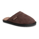 【送料無料】 ムクルクス メンズ サンダル シューズ MUK LUKS Abbott Men's Leather Scuff Slippers Mahogany