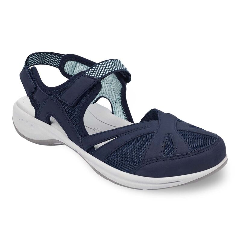  イージースピリット レディース サンダル シューズ Easy Spirit Esplash Women's Water-Resistant Sport Sandals Dress Blue