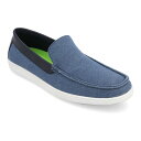 【送料無料】 バンス メンズ スリッポン・ローファー シューズ Vance Co. Corey Men's Loafers Blue
