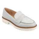 【送料無料】 ジュルネ コレクション レディース スリッポン・ローファー シューズ Journee Collection Kenly Tru Comfort Foam Women's Loafers Gray(4)