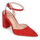 【送料無料】 ジュルネ コレクション レディース パンプス シューズ Journee Collection Tyyra Women's Heels Red(4)