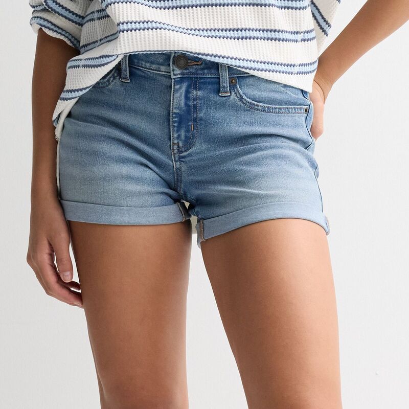エスオー レディース ボトムス ハーフパンツ・ショーツ ローライズ ミディ ショートパンツ Juniors' SO Low Rise Midi Shorts Medium