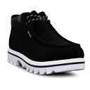 【送料無料】 ラグズ メンズ ブーツ・レインブーツ シューズ Lugz Fringe Men's Ankle Boots Black White