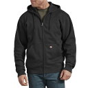 【送料無料】 ディッキーズ メンズ ジャケット・ブルゾン アウター Men's Dickies Fleece Zip-Front Hoodie Dark Heather(4)
