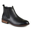 【送料無料】 バンス メンズ ブーツ・レインブーツ シューズ Vance Co. Landon Men's Chelsea Boots Black