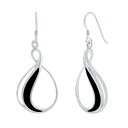 【送料無料】 アンブランデッド レディース ピアス・イヤリング アクセサリー Sterling Silver Teardrop Earrings Onyx