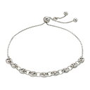 【送料無料】 アンブランデッド レディース ブレスレット・バングル・アンクレット アクセサリー Sterling Silver Cubic Zirconia P...