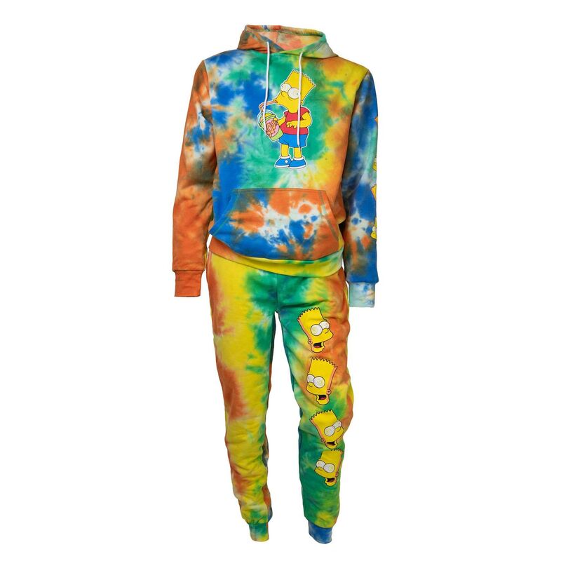 アニメキャラクター メンズ トップス Tシャツ フリース Licensed Character Men's The Simpsons Bart Squishee Drink Facial Expressions Fleece Set Multi マルチカラー