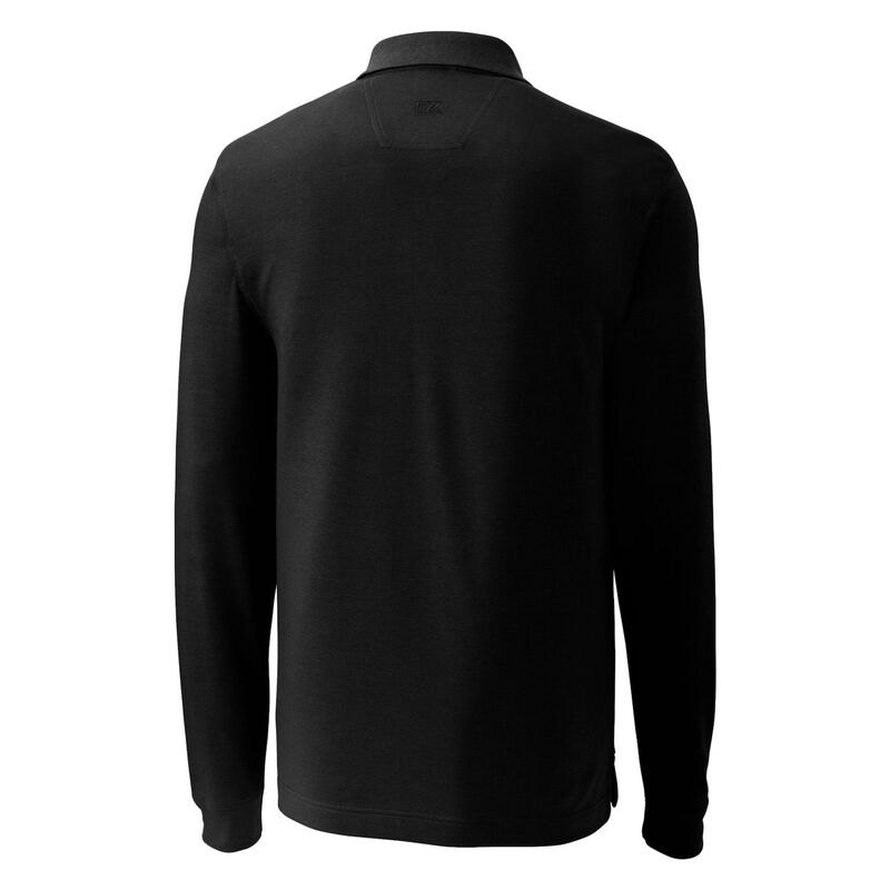 カッターアンドバック メンズ トップス Tシャツ ポロシャツ トール Cutter & Buck Advantage Tri-Blend Pique Mens Big and Tallong Sleeve Polo Elemental Grey グレー