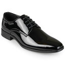 【送料無料】 バンス メンズ オックスフォード シューズ Vance Co. Cole Men's Oxford Dress Shoes Black